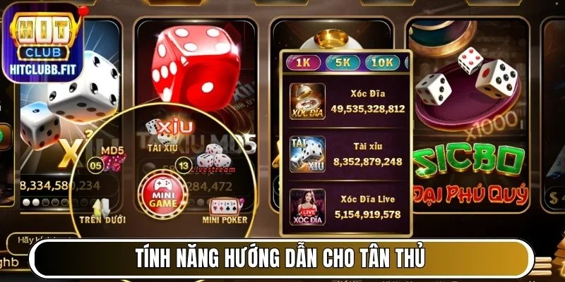 Tính năng hướng dẫn cho tân thủ